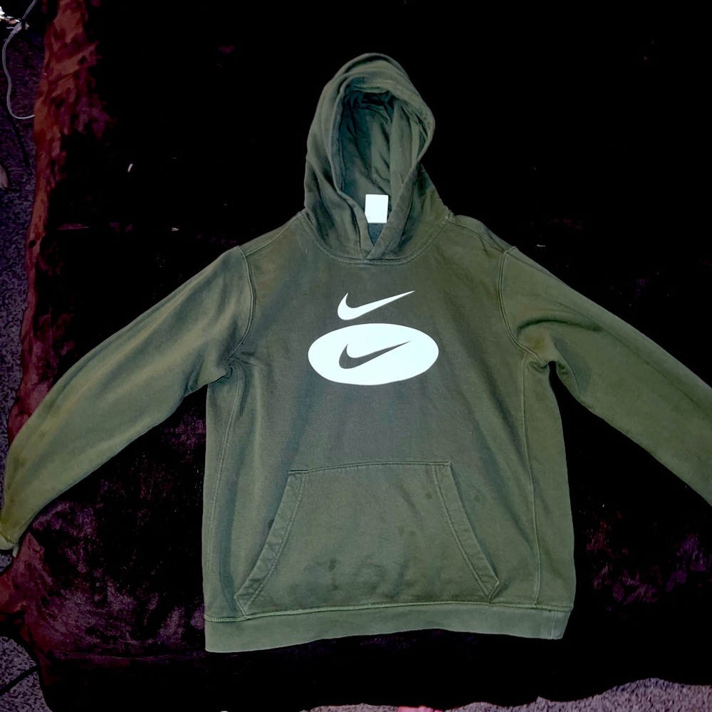 Nike Sportswear Swoosh League Fleece Pullover Hoodie Boys Size XL